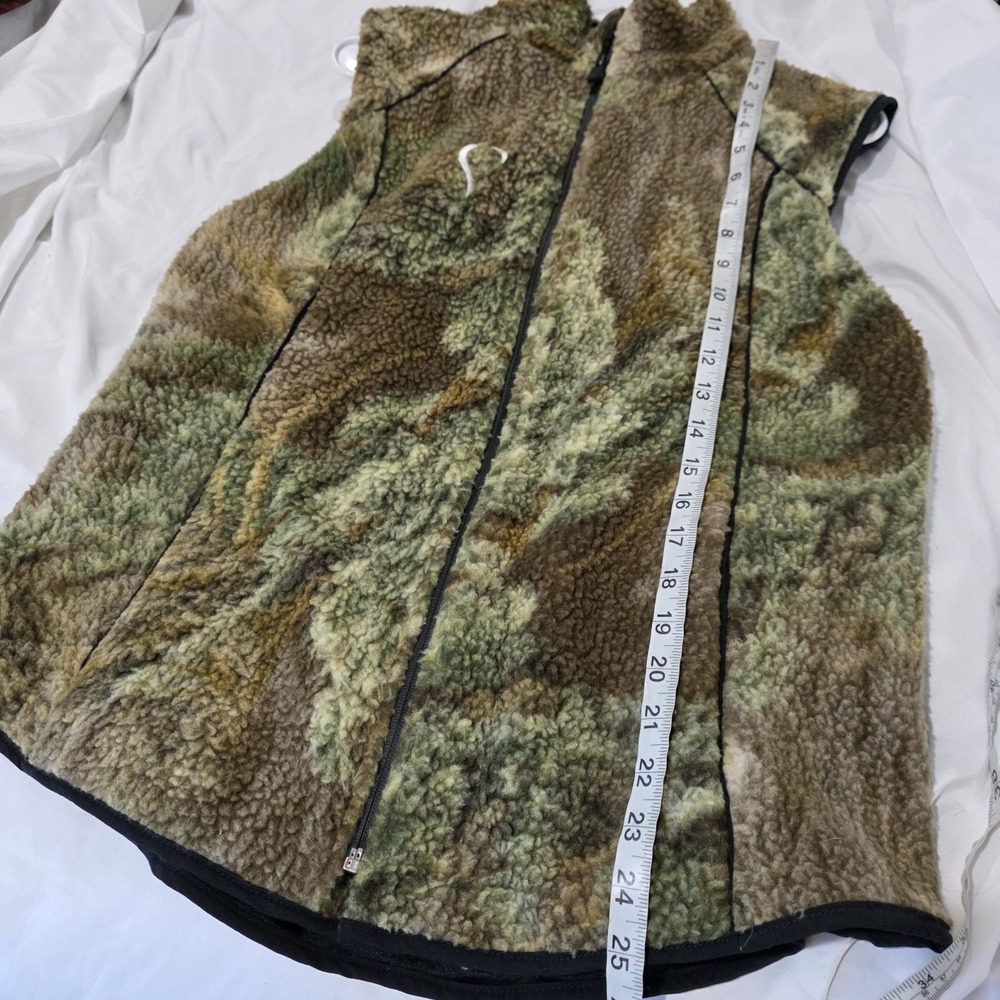 Prois Hunting Apparel Womens Vest Size Large Camo Outdoor Sherpa - Picture 5 of 7